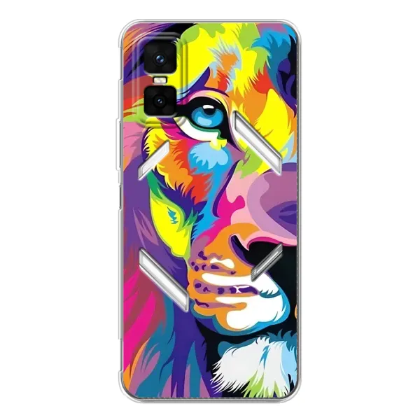 Чехол с принтом «Яркий Лев» для Infinix GT 30 Pro