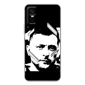 Чохол для Infinix GT 30 Pro (AlphaPrint - с принтом Зеленського) (Зеленский АРТ)