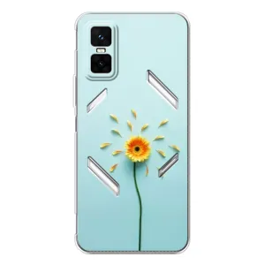Чохли з квітами для Infinix GT 30 Pro (VPrint) (Жовта квітка)