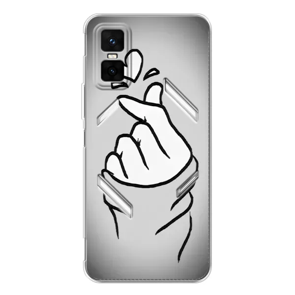 Чехол с принтом «Значок Love» для Infinix GT 30 Pro Чехол с принтом «Значок Love» для Infinix GT 30 Pro