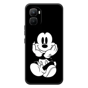 Міккі Маус чохол для Infinix GT 50 Pro (AlphaPrint - Мультяшні) (Маус на чорному)