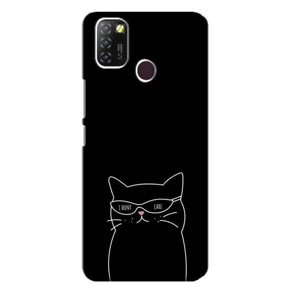 Чехол с принтом «Равнодушный кот» для Infinix Hot 10 Lite Чехол с принтом «Равнодушный кот» для Infinix Hot 10 Lite