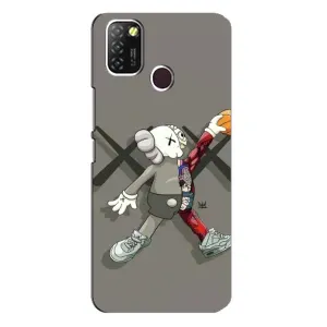 Чехлы для Infinix Hot 10 Lite - Bearbrick Louis Vuitton (PREMIUMPrint) (Беарбрик Джордан)