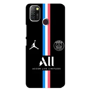 Чехлы PSG для Infinix Hot 10 Lite (AlphaPrint) (футболка ПСЖ)