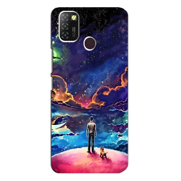 Чехол с принтом «Галактический вид» для Infinix Hot 10 Lite