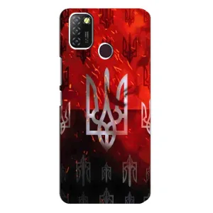 Украинские Чехлы для Infinix Hot 10 Lite с картинкой УПА (AlphaPrint) (ГЕРБ УПА)