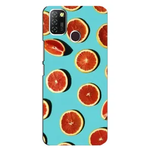 Чохли з фруктами для Infinix Hot 10 Lite (VPrint) (Грейпфрут)
