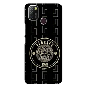 Чехлы VERSACE для Инфиникс Хот 10 Лайт (PREMIUMPrint) (Лого Версаче)