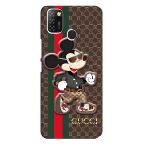 Чохли  GUCCI для Інфінікс Хот 10 Лайт (AlphaPrint) (Маус Гуччі)