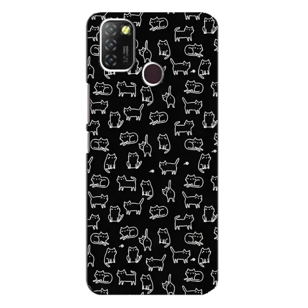 Чехол с принтом «Меленькие котики» для Infinix Hot 10 Lite