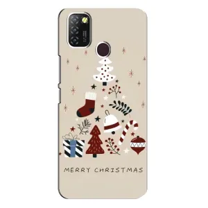 Різдвяні Чохли для Infinix Hot 10 Lite (VPrint) (Merry Christmas)