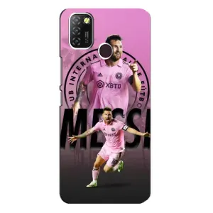 Чехлы для Инфиникс Хот 10 Лайт - Лео Месси Маями (Messi Miami)