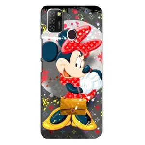 Чехол Disney Mouse Infinix Hot 10 Lite (PREMIUMPrint) (Minni с бантиком)