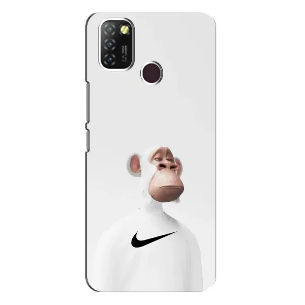 Чохол з принтом «мавпа NFT Nike» для Infinix Hot 10 Lite