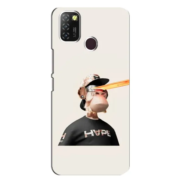 Чохол з принтом «мавпа NFT в окулярах» для Infinix Hot 10 Lite