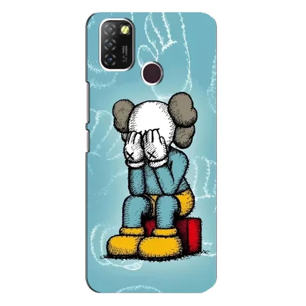 Чехол с принтом «Плач Bearbrick» для Infinix Hot 10 Lite
