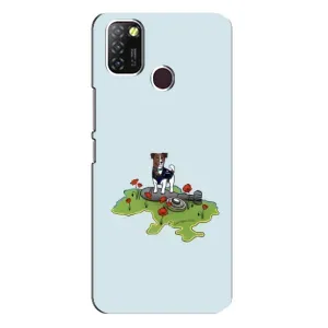 Чехлы с картинкой собаки Патрон для Infinix Hot 10 Lite (AlphaPrint) (Сапер Пес)