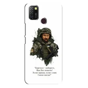 Чехлы для Infinix Hot 10 Lite с принтом Тараса Шевченко (AlphaPrint) (Шевченко воин)