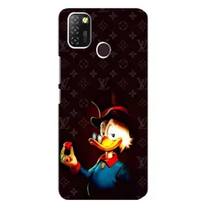 Чехлы для Infinix Hot 10 Lite - Скрудж МакДак Louis Vuitton (PREMIUMPrint) (Скрудж с бриллиантом)