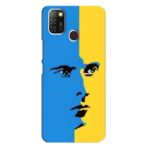 Украинские Чехлы для Infinix Hot 10 Lite с картинкой УПА (AlphaPrint) (Степан Бандера)