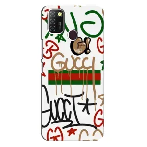 Брендновые Чехлы для Infinix Hot 10 Lite - (PREMIUMPrint) (Стиль GUUCI)