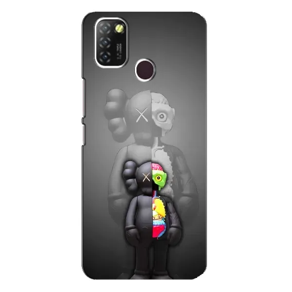 Чехол с принтом «Тело Bearbrick» для Infinix Hot 10 Lite