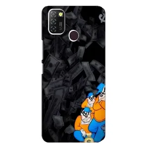 Чехлы с крутыми принтами для Infinix Hot 10 Lite - (PREMIUMPrint) (Воры)