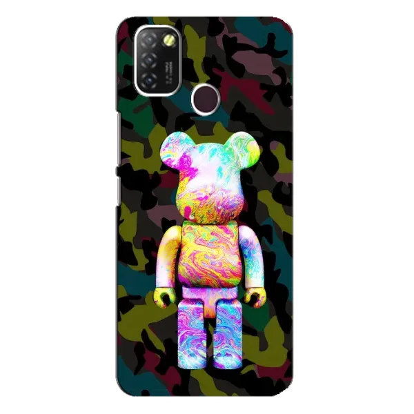 Чехол с принтом «Яркий Bearbrick» для Infinix Hot 10 Lite