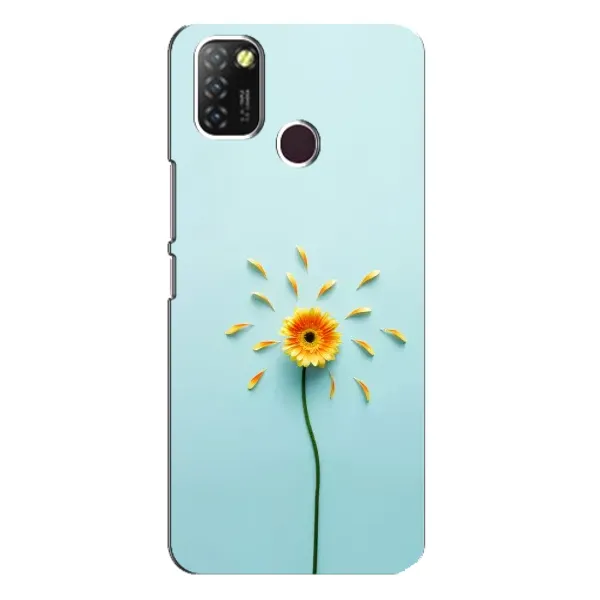 Чехол с принтом «Желтый цветок» для Infinix Hot 10 Lite