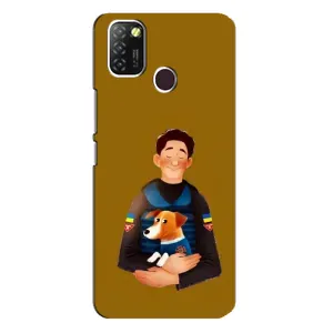 Чехлы с картинкой собаки Патрон для Infinix Hot 10 Lite (AlphaPrint) (ЗСУ Патрон)
