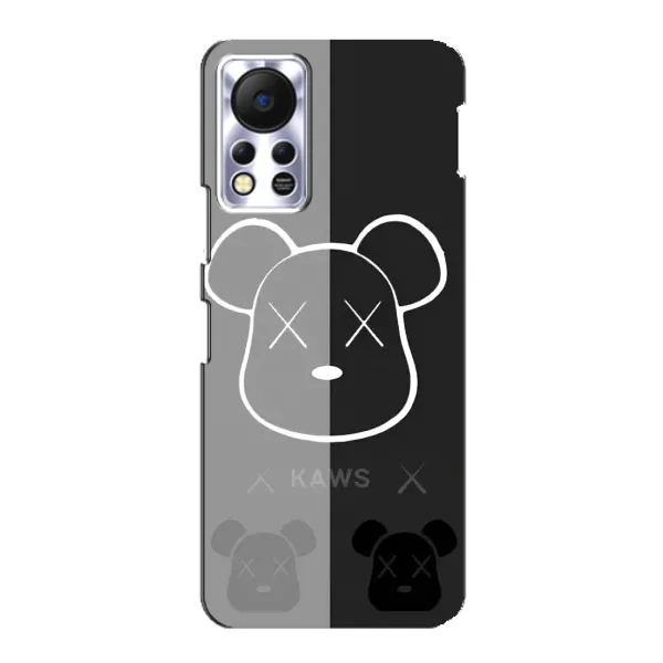 Чехол с принтом «БеарБрик глаза» для Infinix Hot 11s