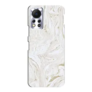 Мраморный чехол на Infinix Hot 11s (VPrint) (Белый мрамор)