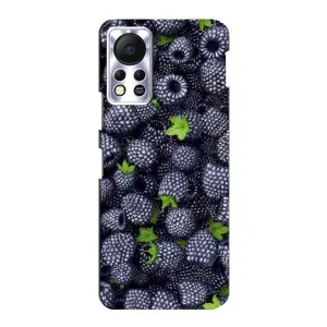 Чохли з фруктами для Infinix Hot 11s (VPrint) (Ожина)