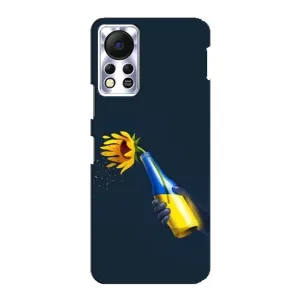 Чохол для Патріота України Infinix Hot 11s - (AlphaPrint) (Коктель молотова)