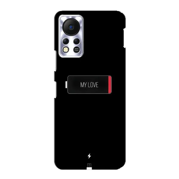 Чехол с принтом «Love battery» для Infinix Hot 11s
