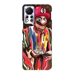 Брендновые Чехлы для Infinix Hot 11s - (PREMIUMPrint) (Mario LV)