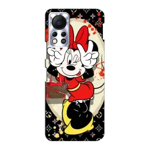 Чохол Disney Mouse Infinix Hot 11s (PREMIUMPrint) (Мінні peace)