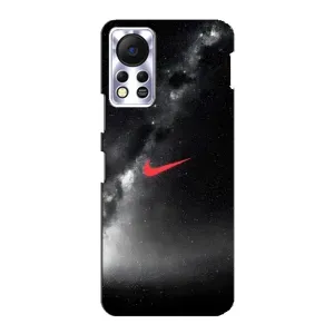 Чохол для Infinix Hot 11s - з принтом Найк (AlphaPrint) (Найк червоний)