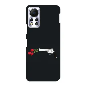 Чехлы (ART) Цветы на Infinix Hot 11s (VPrint) (Неочікувані квіти)
