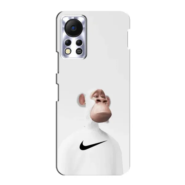 Чохол з принтом «мавпа NFT Nike» для Infinix Hot 11s
