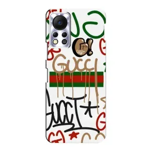 Брендновые Чехлы для Infinix Hot 11s - (PREMIUMPrint) (Стиль GUUCI)