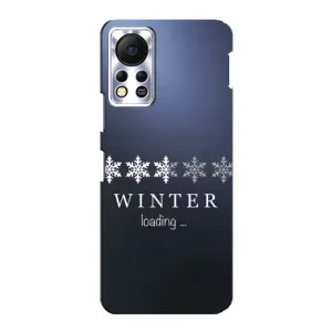 Зимние Чехлы для Инфиникс Ноут 11с - прозрачный фон (Winter loading)