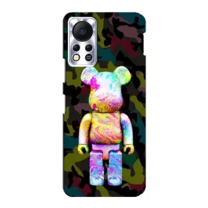 Чехлы для Infinix Hot 11s - Bearbrick Louis Vuitton (PREMIUMPrint) (Яркий Bearbrick)