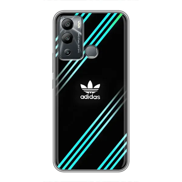 Чехол с принтом «Адидас с полосами» для Infinix Hot 12 Play Чехол с принтом «Адидас с полосами» для Infinix Hot 12 Play