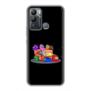 Чехол Амонг Ас для Infinix Hot 12 Play (AlphaPrint) (Амонг-ас)
