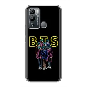 Чохол з принтом «BTS стайл» для Infinix Hot 12 Play
