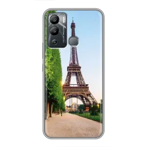 Чехол Эйфелева Башня для Infinix Hot 12 Play - (AlphaPrint) (Дорога в Париж)