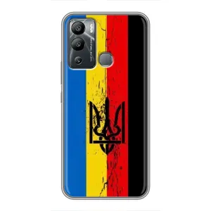 Украинские Чехлы для Infinix Hot 12 Play с картинкой УПА (AlphaPrint) (Флаг УПА)