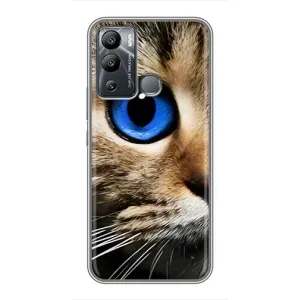 Чехлы с Котиками для Infinix Hot 12 Play (VPrint) (Глаз кота)