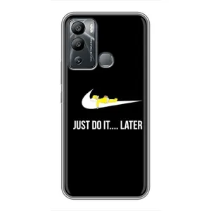 Чехол с Симпсонами для Infinix Hot 12 Play (VPrint) (Гомер Later)